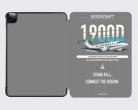 Thumbnail for Beechcraft 1900D design on gray ipad tablet case