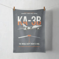 Thumbnail for KA-3B Skywarrior design on gray towel