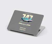 Thumbnail for Boeing 747SP design on gray MacBook case