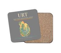 Thumbnail for Surat Thani International Airport (URT) design on gray 1 piece coaster