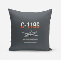 Thumbnail for C-119G Flying Boxcar design on gray pillow