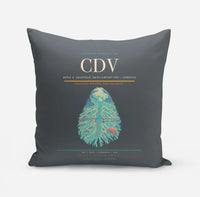 Thumbnail for Merle K. (Mudhole) Smith Airport (CDV) design on gray pillow