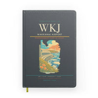 Thumbnail for Wakkanai Airport (WKJ) design on gray notebook