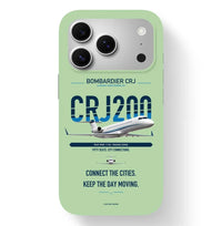 Thumbnail for CRJ200 Case design on light green iphone case