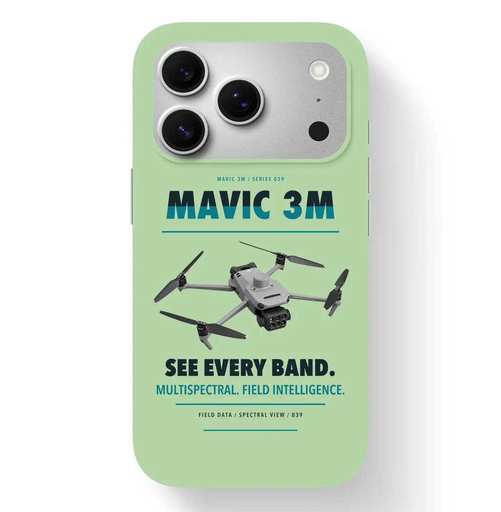 DJI Mavic 3 Multispectral Case design on light green iphone case