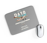 Thumbnail for Piper PA-18 Super Cub design on gray rectangle mouse pad