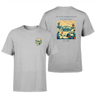 Thumbnail for VINTAGE G4459 - The Sound Barrier Morning - Double-Side T-Shirt design on lightgray double side t shirt