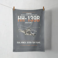 Thumbnail for Leonardo HH-139B design on gray towel