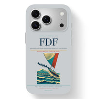Thumbnail for Fort-de-France Airport (FDF) design on light gray iPhone 17 Pro MagSafe case