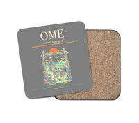 Thumbnail for Nome Airport (OME) design on gray 1 piece coaster