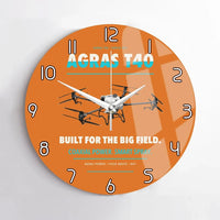 Thumbnail for DJI Agras T40 design on orange no frame wall clock