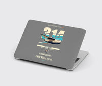 Thumbnail for Boeing 314 Clipper design on gray MacBook case