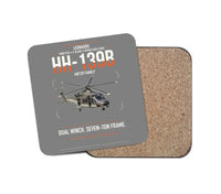 Thumbnail for Leonardo HH-139B design on gray 1 piece coaster
