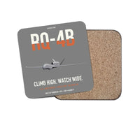 Thumbnail for RQ-4B Global Hawk design on gray 1 piece coaster