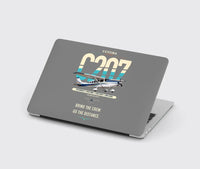 Thumbnail for Cessna T207A Stationair 8 design on gray MacBook case