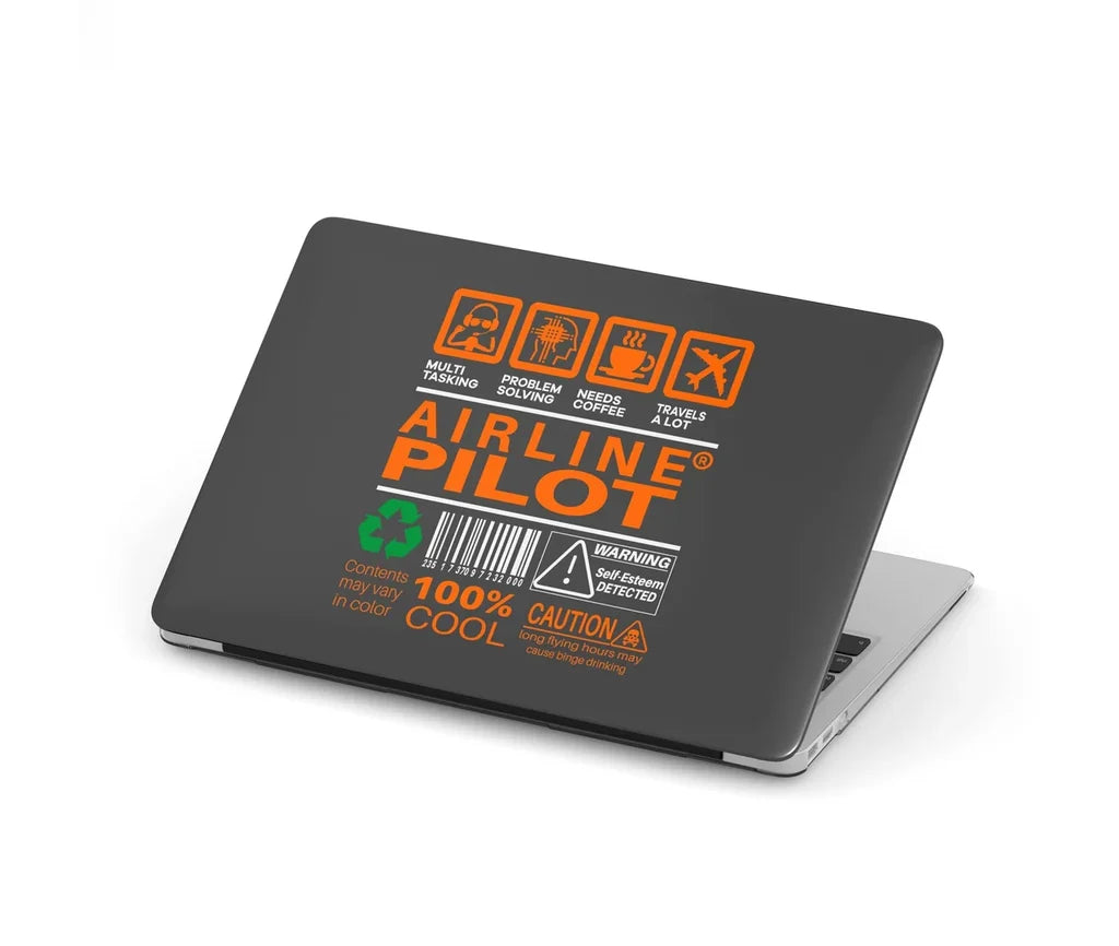 Airline Pilot Label MacBook Case - view 4