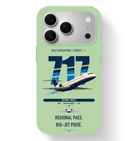 Thumbnail for Boeing 717-200 design on light green magsafe iphone case