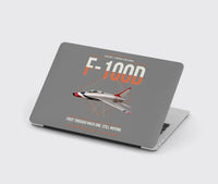 Thumbnail for F-100D Super Sabre design on gray MacBook case