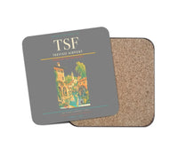 Thumbnail for Treviso Airport (TSF) design on gray 1 piece coaster