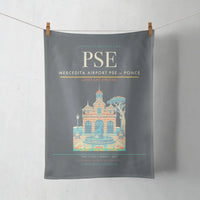 Thumbnail for Mercedita Airport (PSE) design on gray towel