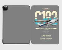 Thumbnail for Cessna 182 Skylane design on gray ipad tablet case