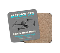 Thumbnail for DJI Matrice 3TD design on gray 1 piece coaster