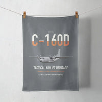 Thumbnail for Transall C-160D design on gray towel