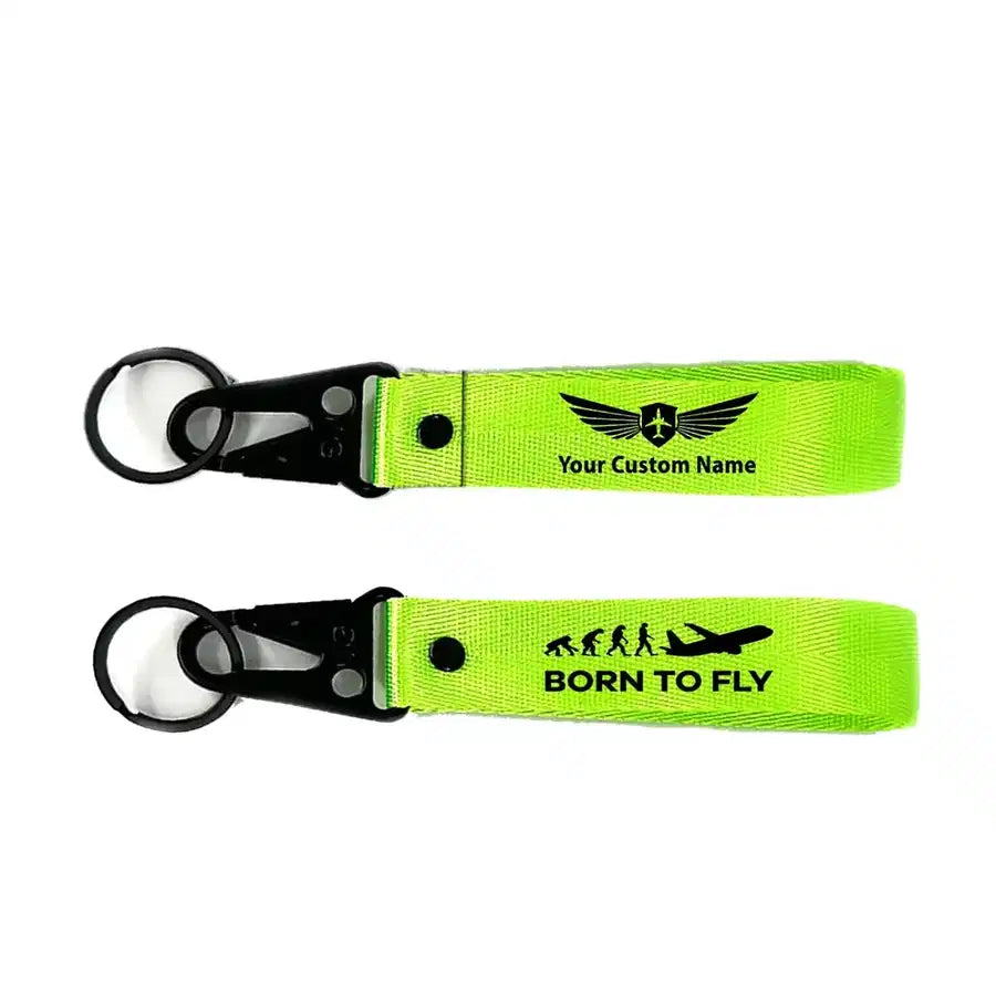 Born To Fly Hawk-shaped key chain, Light Green+ NAME
