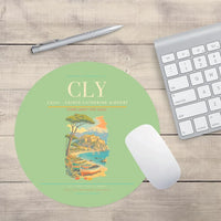 Thumbnail for Calvi - Sainte-Catherine Airport CLY Mouse-Pad Round - Light Green