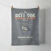 Thumbnail for Bell 205A-1++ design on gray towel