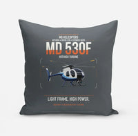 Thumbnail for MD Helicopters MD 530F design on gray pillow