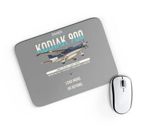 Thumbnail for Daher Kodiak 900 design on gray rectangle mouse pad