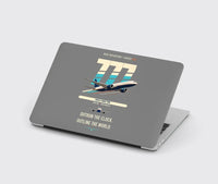 Thumbnail for Boeing 777-200LR design on gray MacBook case