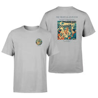 Thumbnail for VINTAGE G4225 - The Tropical Stopover - Double-Side T-Shirt design on lightgray double side t shirt