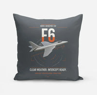 Thumbnail for Hawker Hunter F6 design on gray pillow