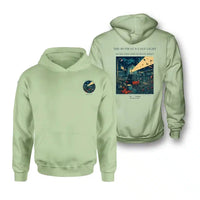 Thumbnail for VINTAGE G4425 - The Runway's Last Light - Double-Side Hoodie design on lightgreen double side