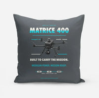 Thumbnail for DJI Matrice 400 design on gray pillow