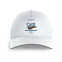 Thumbnail for CJ610 design on white printed hat