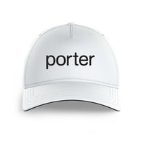 Thumbnail for Porter Airlines logo printed on white cap