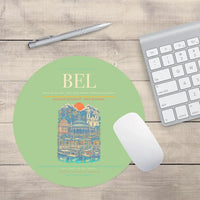 Thumbnail for Belem Val de Cans - Julio Cezar Ribeiro International Airport BEL Mouse-Pad Round - Light Green
