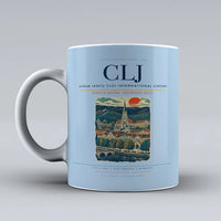 Thumbnail for Avram Iancu Cluj International Airport CLJ Mug - Light Blue