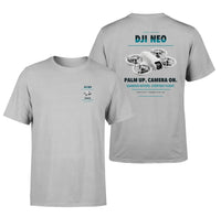 Thumbnail for DJI Neo design on light gray t shirt