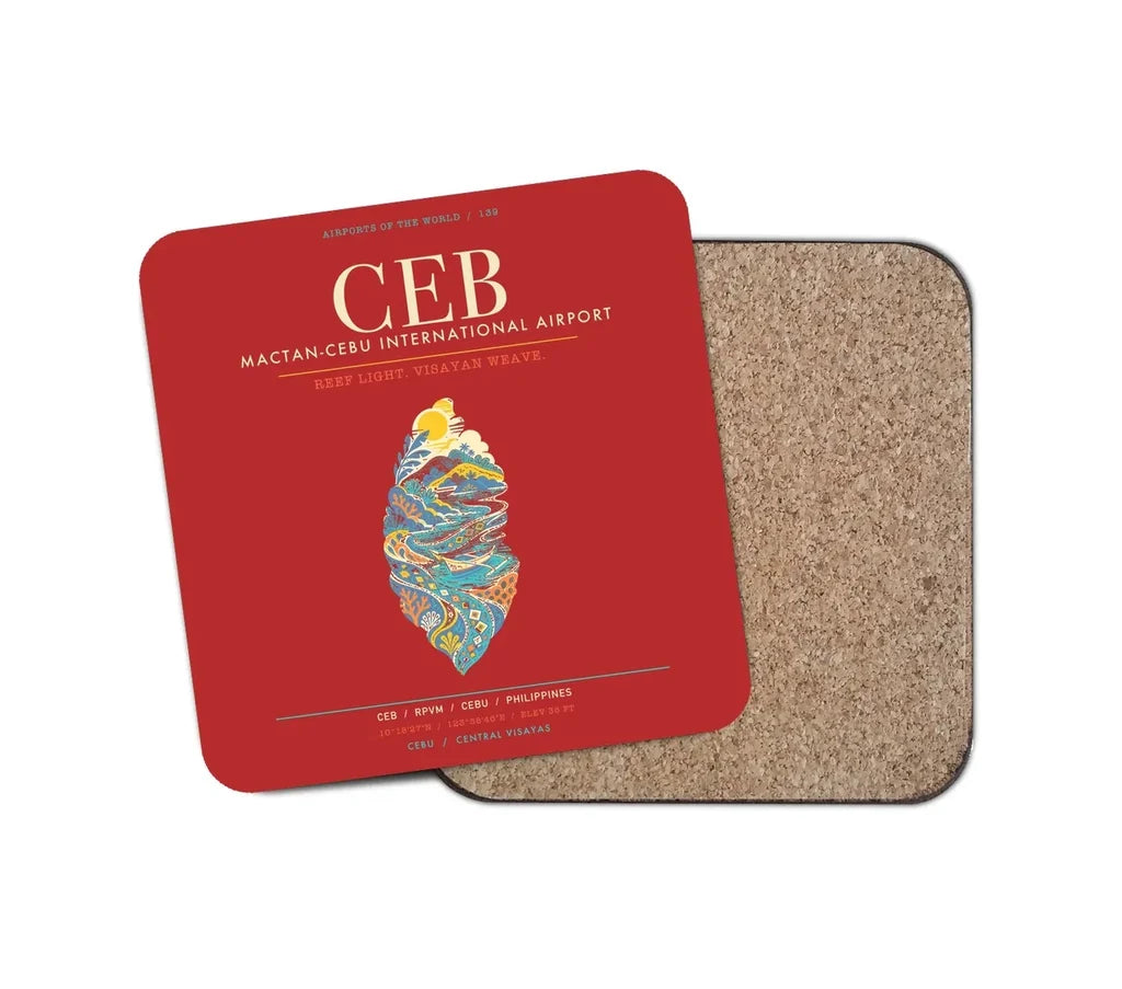 Mactan-Cebu International Airport CEB - Visayan Reef Loom - Red