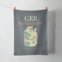 Thumbnail for Green Bay–Austin Straubel International Airport (GRB) design on gray towel