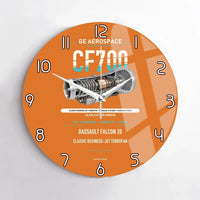 Thumbnail for CF700 design on orange no frame wall clock