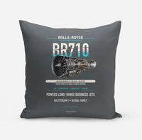 Thumbnail for BR710 design on gray pillow