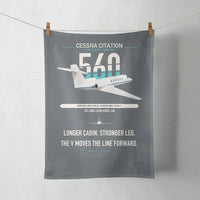 Thumbnail for Cessna Citation 560 - Citation V design on gray towel