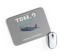 Thumbnail for TBM-3 Avenger design on gray rectangle mouse pad
