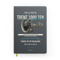 Thumbnail for TRENT 1000 TEN design on gray notebook