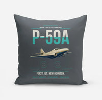 Thumbnail for P-59A Airacomet design on gray pillow